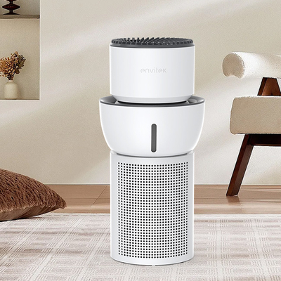 kaufen ROHS Weißer Luftbefeuchter Luftreiniger 3 In1 HEPA Filter 1000 Quadratfuß Online-Herstellung
